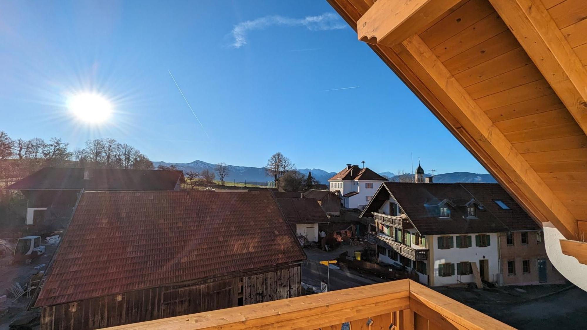 Liboria I Traumhafte Ferienwohnung In Aidling Am Riegsee Mit Atemberaubendem Panoramablick! Exterior foto